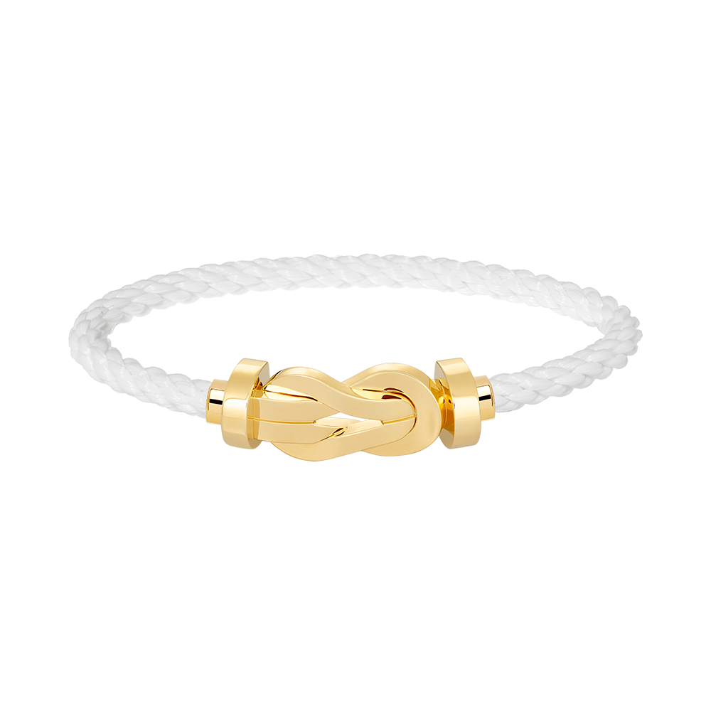[LUXE NOBLE]CHANCE LARGE 8 FIGURE BUCKLE NO DIAMOND BRACELET GOLD