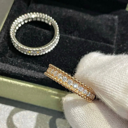 [LUXE NOBLE]PERLEE DIAMOND ROSE GOLD RING
