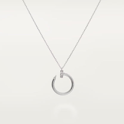 [Luxe Jewelry]JUSTE NECKLACE HALF DIAMOND