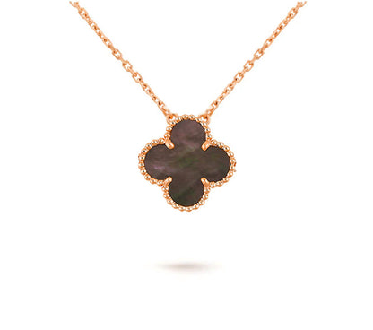 [LUXE NOBLE]CLOVER 15MM SINGLE FLOWER NECKLACE COLLECTION