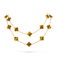 [LUXE NOBLE]CLOVER 20 MOTIFS TIGER EYE ROSE GOLD