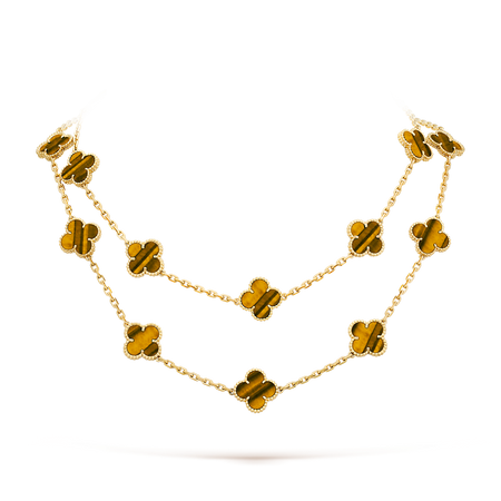 [LUXE NOBLE]CLOVER 20 MOTIFS TIGER EYE ROSE GOLD