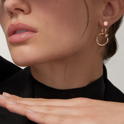 [Luxe Jewelry]JUSTE NO DIAMOND DOUBLE EARRINGS