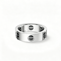 [Luxe Jewelry]LOVE RING 5.5MM NO DIAMONDS  CERAMIC