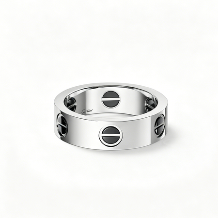 [Luxe Jewelry]LOVE RING 5.5MM NO DIAMONDS  CERAMIC