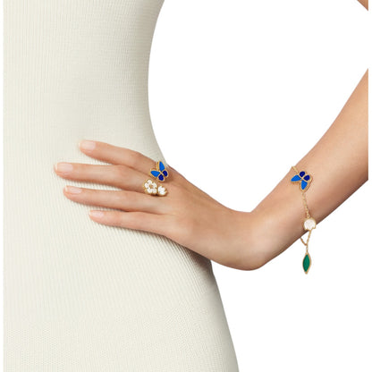 [LUXE NOBLE]LUCKY SPRING BUTTERFLY 5 MOTIF BRACELET