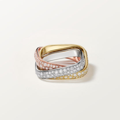 [Luxe Jewelry]TRINITY 3.5MM CUSHION RING COLLECTION