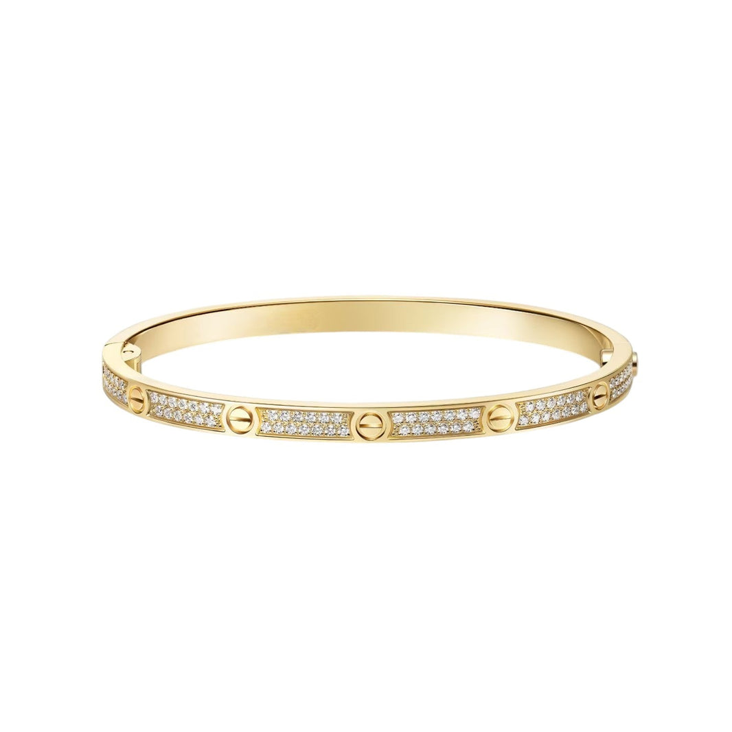 [Luxe Jewelry]LOVE BRACELET 3.65MM DIAMOND-PAVED