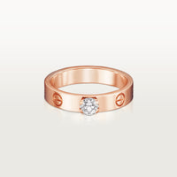 [Luxe Jewelry]LOVE RING 3.6MM 1 BIG DIAMOND