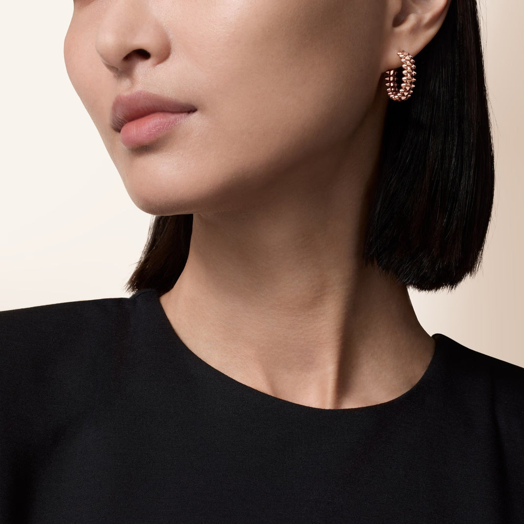 [Luxe Jewelry]CLASH SMALL HOOP EARRINGS