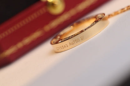 [LUXE NOBLE] Liebeskette, verstellbar, Roségold 