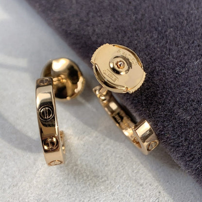 [LUXE NOBLE] LOVE OHRRINGE 2,65 MM ROSÉGOLD 