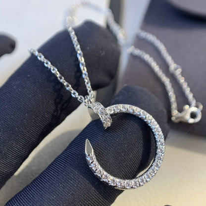 [LUXE NOBLE]JUSTE NECKLACE SILVER DIAMONDS