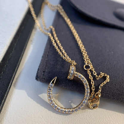 [LUXE NOBLE]JUSTE ネックレス ピンクゴールド ダイヤモンド