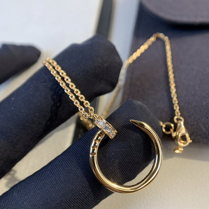 [LUXE NOBLE]JUSTE ネックレス ピンクゴールド ダイヤモンド