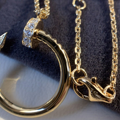 [LUXE NOBLE]JUSTE ネックレス ピンクゴールド