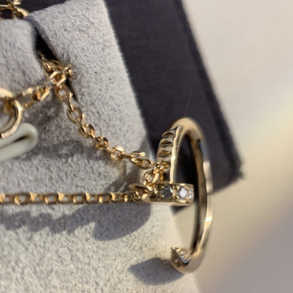 [LUXE NOBLE]JUSTE ネックレス ピンクゴールド