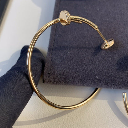 [LUXE NOBLE] JUSTE OHRRINGE GOLDENE DIAMANTEN 1,8 MM 