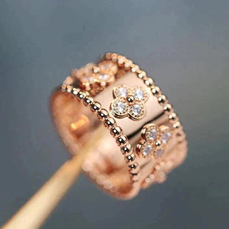 [LUXE NOBLE]CLOVER KALEIDOSCOPE RING 10MM