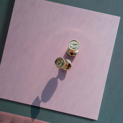 [LUXE NOBLE] LOVE OHRRINGE ROSÉGOLD 10MM