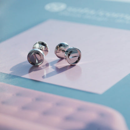 [LUXE NOBLE] LOVE OHRRINGE SILBER 10MM