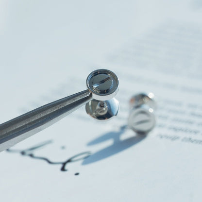 [LUXE NOBLE] LOVE OHRRINGE SILBER 10MM