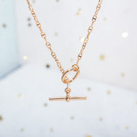 [LUXE NOBLE]ECHAPPEE NECKLACE PINK GOLD