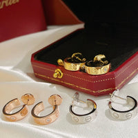 [LUXE NOBLE] LOVE OHRRINGE 5,7 MM 2 DIAMANTEN