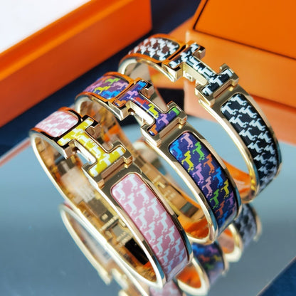 [LUXE NOBLE]H HORSE BRACELET 12MM