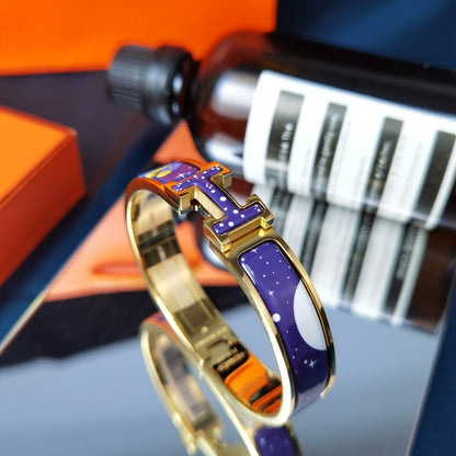 [LUXE NOBLE]H Stern- und Mondarmband 12 mm