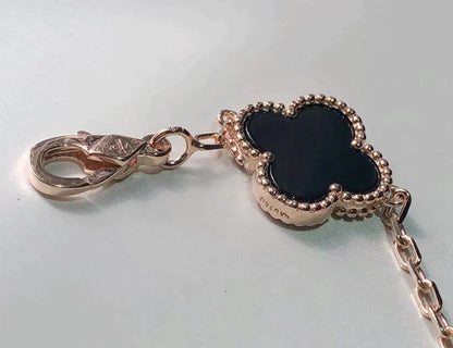 [LUXE NOBLE]CLOVER 5 MOTIFS MULTICOLOR BRACELET