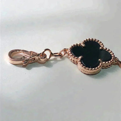 [LUXE NOBLE]CLOVER 5 MOTIFS MULTICOLOR BRACELET