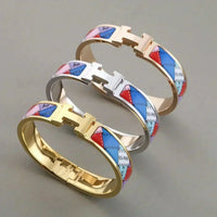 [LUXE NOBLE]Hブレスレット ドットボーダー 12mm