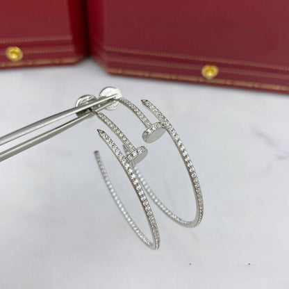 [Luxe Jewelry]JUSTE FULL DIAMOND LARGE EARRINGS