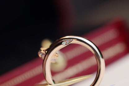 [LUXE NOBLE]JUSTE RING 2.65MM PINK GOLD DIAMOND