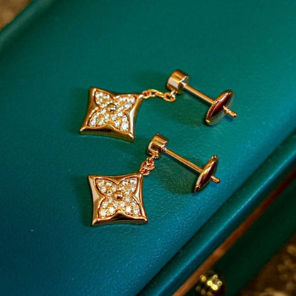 [LUXE NOBLE]STAR DIAMONDS EARRINGS GOLD