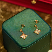 [LUXE NOBLE]STAR DIAMONDS EARRINGS GOLD