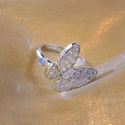 [LUXE NOBLE]BUTTERFLY DIAMOND RING