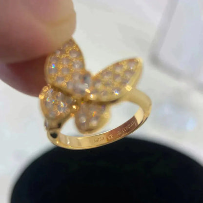 [LUXE NOBLE]BUTTERFLY DIAMOND RING