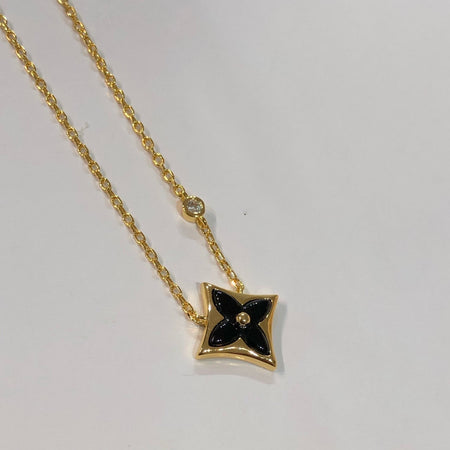 [LUXE NOBLE]STAR BLACK MOP NECKLACE