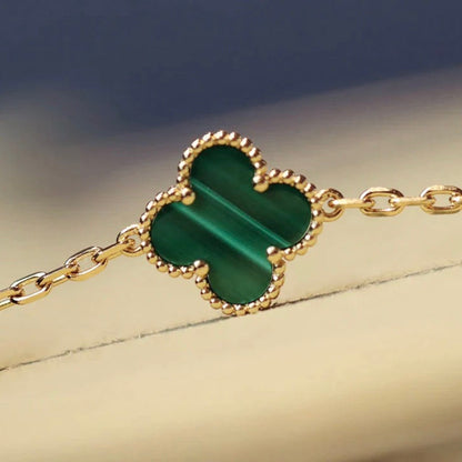[LUXE NOBLE]CLOVER 20 MOTIFS MALACHITE GOLD