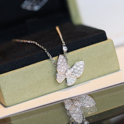 [LUXE NOBLE]BUTTERFLY DIAMOND NECKLACE