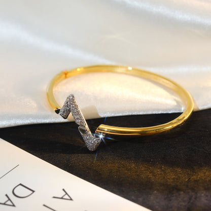 [LUXE NOBLE]VOLTE アップサイト ダウン ゴールド ダイヤモンド ブレスレット