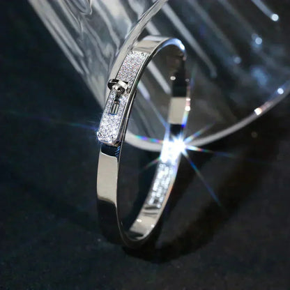 [LUXE NOBLE] KELLY SILBER-DIAMANT-ARMBAND