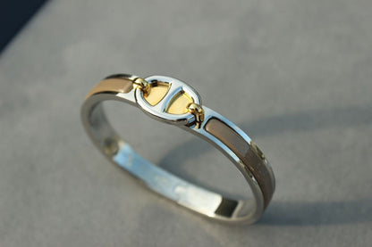 [LUXE NOBLE]CLIC CHAINE SILVER BRACELET