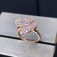 [LUXE NOBLE]BUTTERFLY PINK GOLD DIAMOND RING