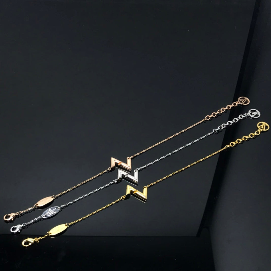 [LUXE NOBLE]VOLT LV LOGO BRACELET