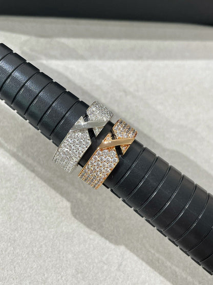 [LUXE NOBLE]LIENS EVIDENCE  DIAMOND PAVED RING