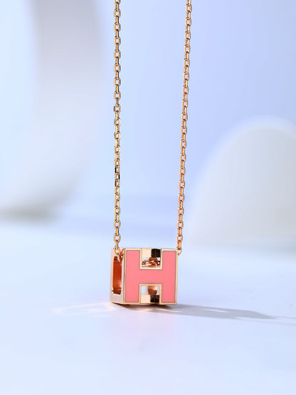 [LUXE NOBLE]H CAGE PINK GOLD HALSKETTE