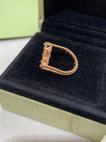 [LUXE NOBLE]CLOVER RIVERSIBLE RING ROSE GOLD COLLECTION